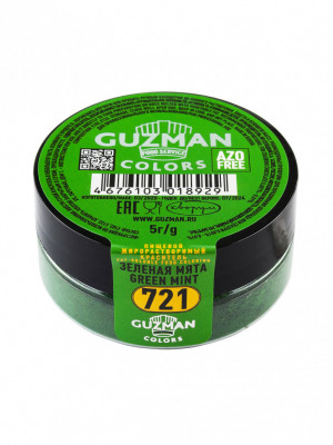 Краситель GUZMAN (5г) Зеленая мята 721 жирорастворимый