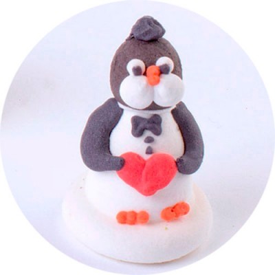 Изделия кондитерские сахаристые: сахарная фигурка Пингвин 40804tp (25шт)