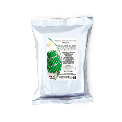 Мастика сахарная ваниль зеленая (600г) tp35930