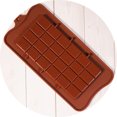 Форма для шоколада силиконовая Шоколадная плитка 20*10см 630044