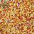 Посыпка кондитерская декоративная: "Фигурная" (перламутровая)  Шарики бордовые,золотые,серебрянные  d1мм (1кг) tp20110